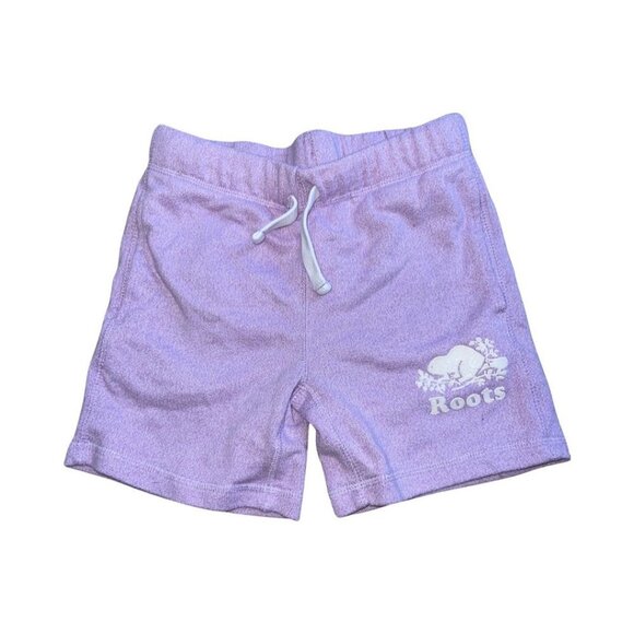 Roots Girls Purple Lilac Shorts Size 8. - Picture 2 of 8